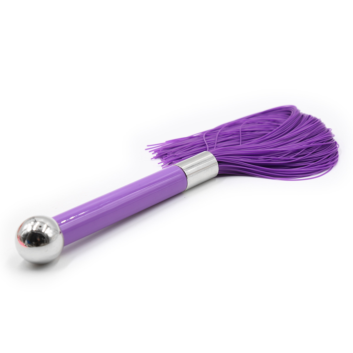 (image for) Metal Handle With Silicone Tassel Whip