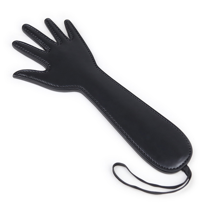 (image for) Black Leather Emulational Hand Paddle