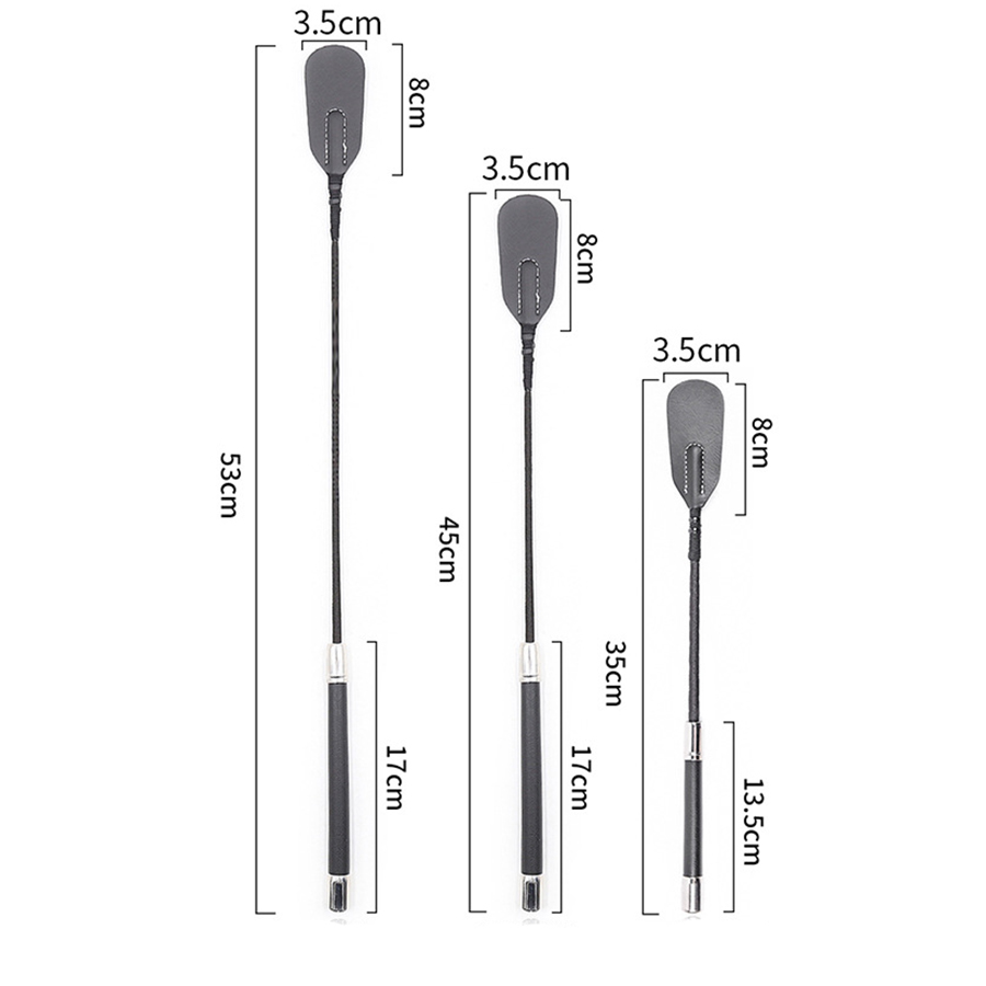 (image for) Faux Leather Bondage Teach Riding Crop