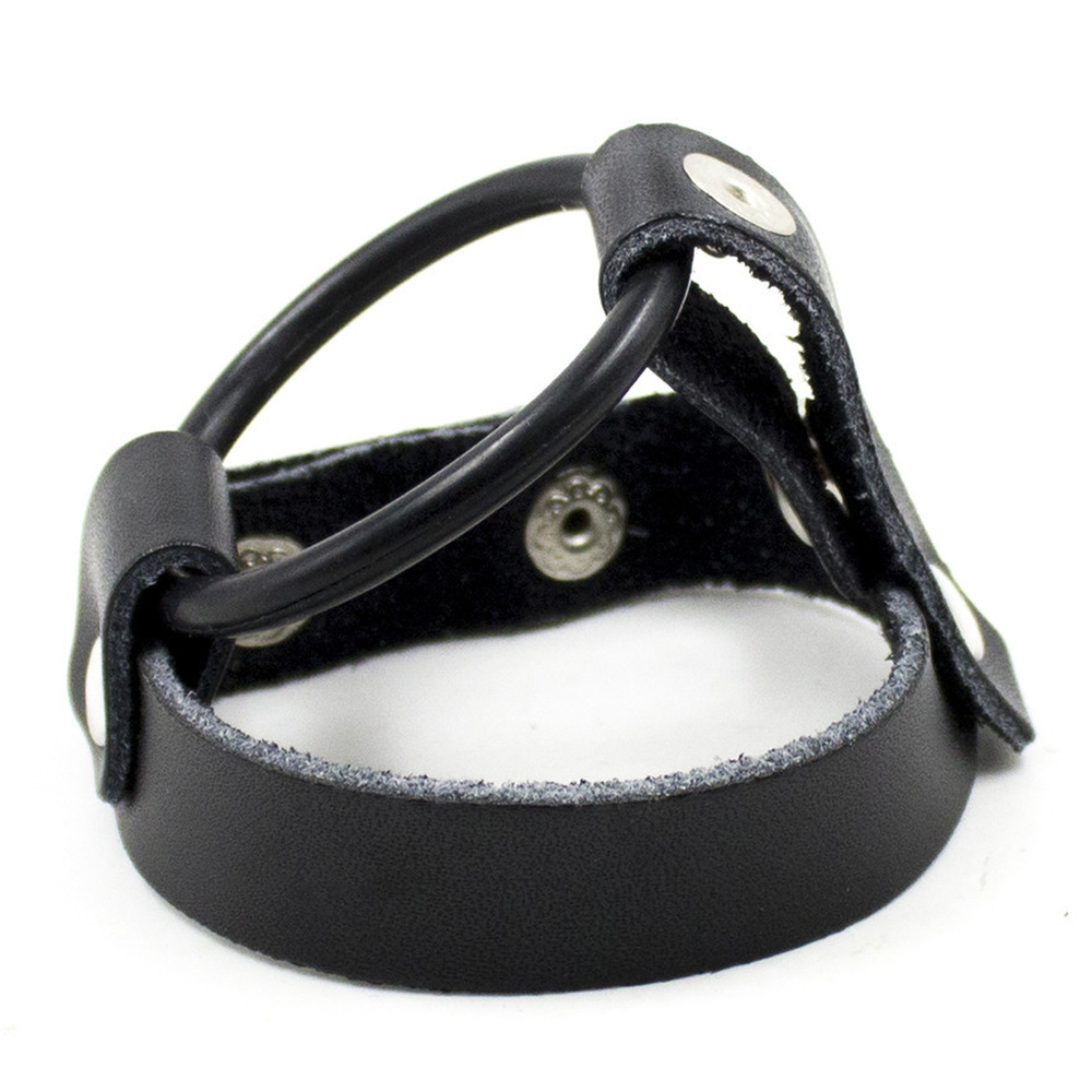 (image for) Cock Ring Harness With Ball Divider - Single Layer