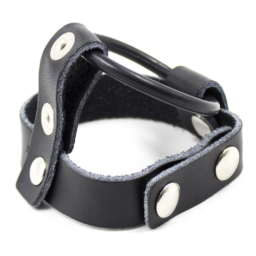 (image for) Cock Ring Harness With Ball Divider - Single Layer