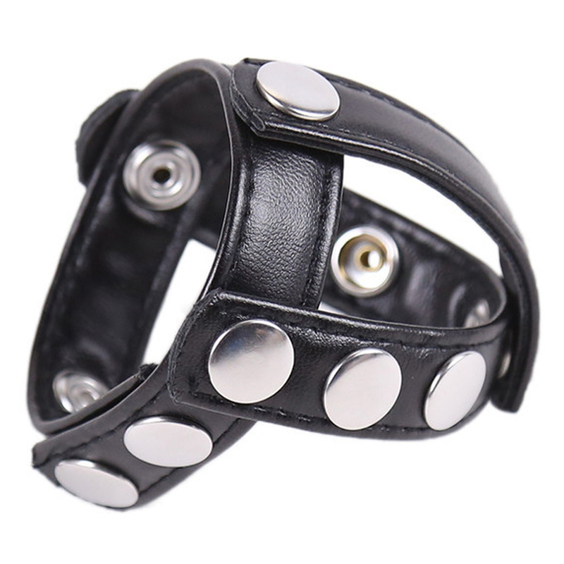 (image for) Strict Leather Snap-On Cock and Ball Harness