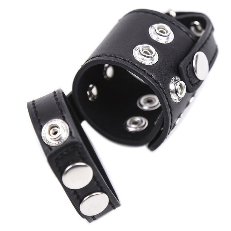 (image for) Leather Cock Ring & Ball Divider