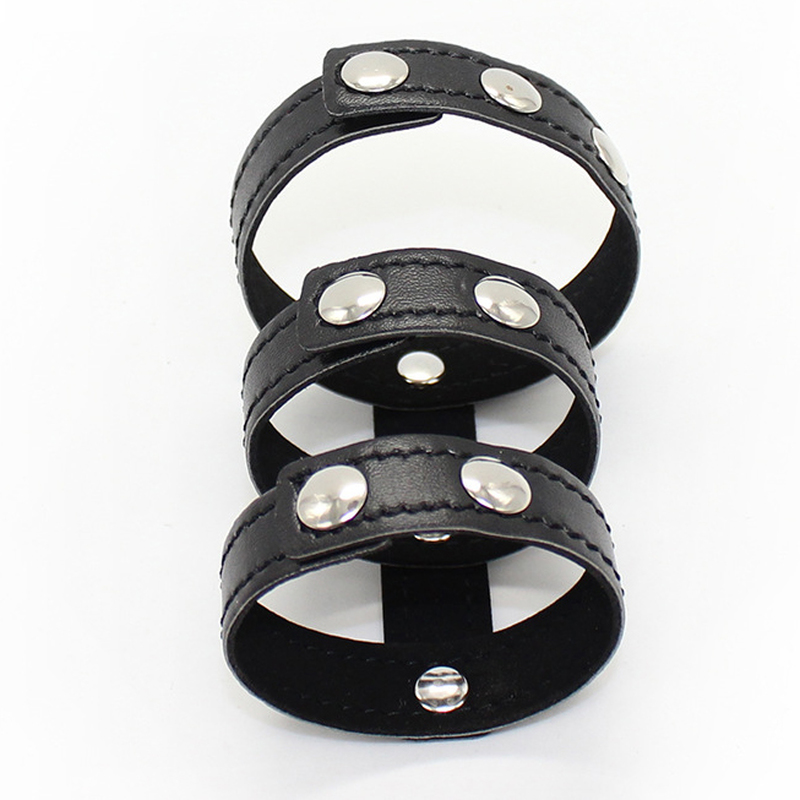 (image for) Bondage And Fetish 3 Ring Cockstrap