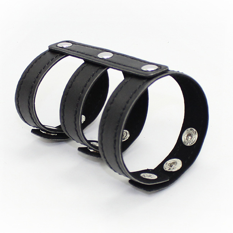 (image for) Bondage And Fetish 3 Ring Cockstrap