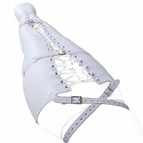 (image for) Kinky Female Mermaid Bondage Half Body Leg Binder