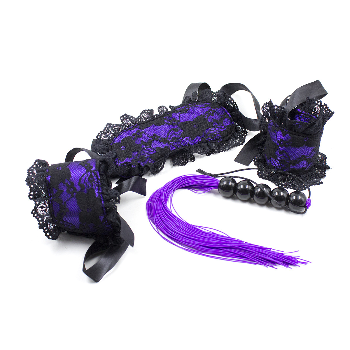 Lace Blindfold & Cuffs Bondage Kit