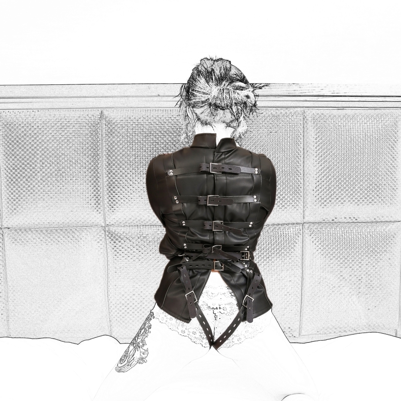 (image for) Strict Leather Premium Straight Jacket - Black