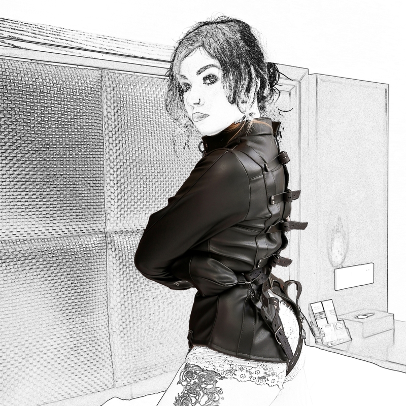 (image for) Strict Leather Premium Straight Jacket - Black