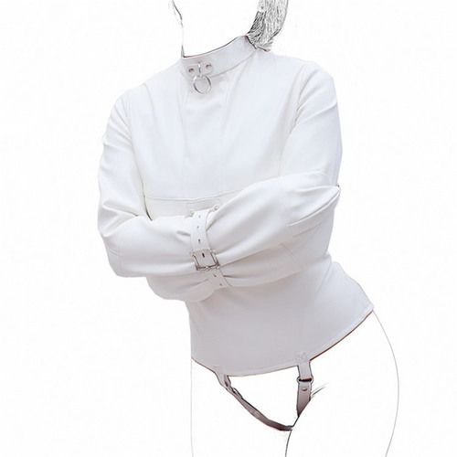 Strict Leather Premium Straight Jacket - White