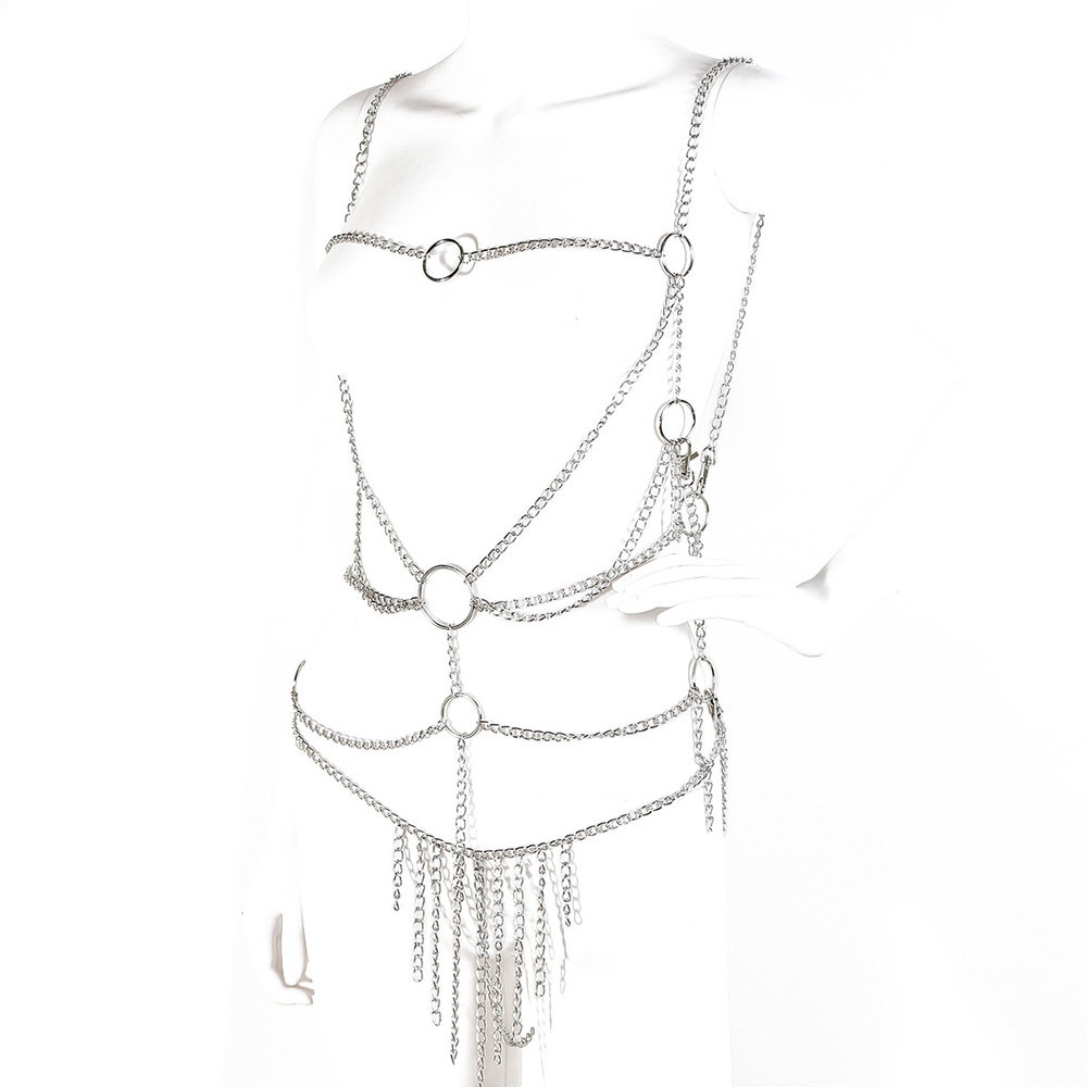 (image for) Chain Waterfall Top and Brief Set