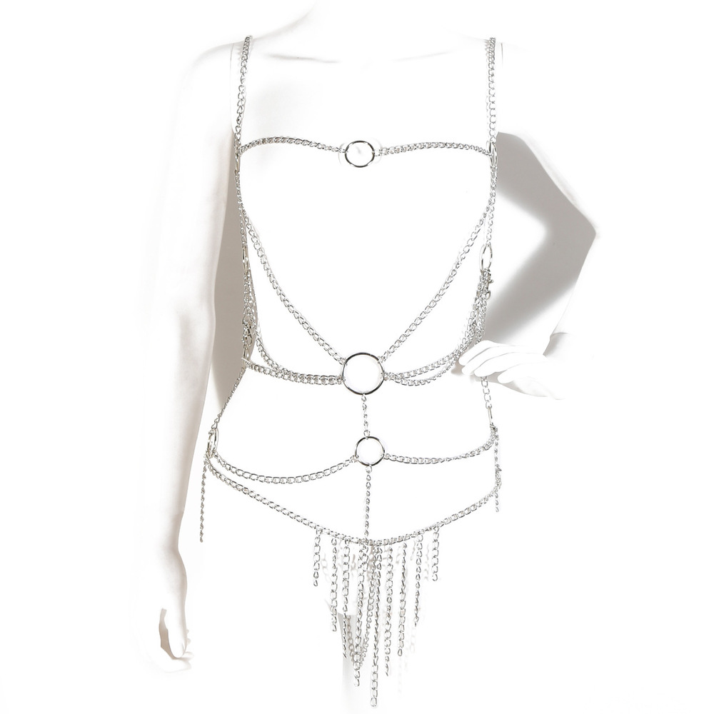 (image for) Chain Waterfall Top and Brief Set
