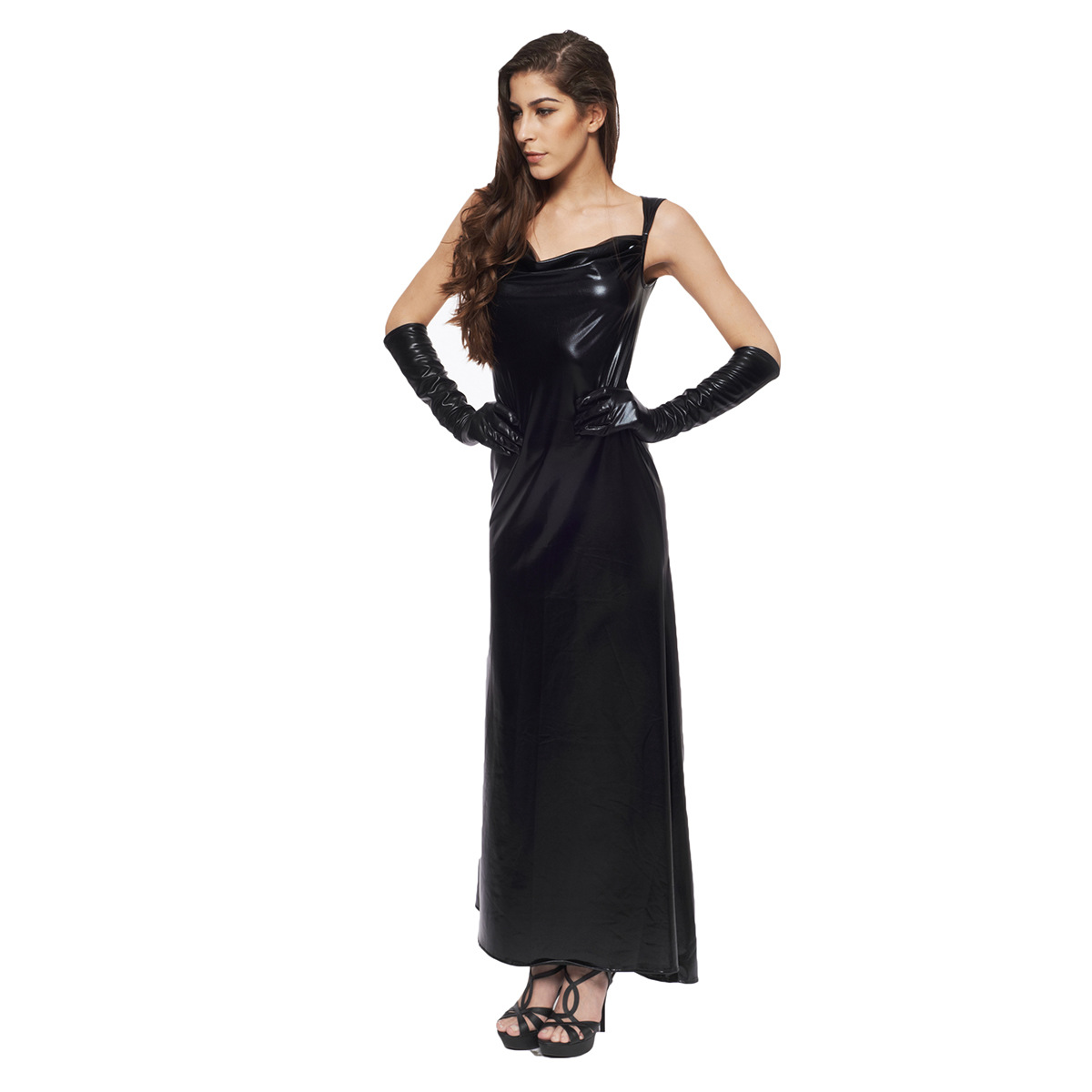 (image for) Backless Long Dress with Gloves