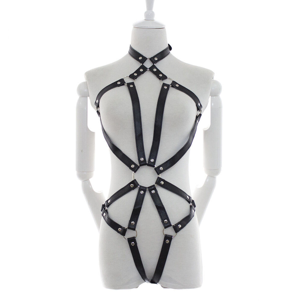 (image for) Allure Fetishwear PVC Body Harness Teddy