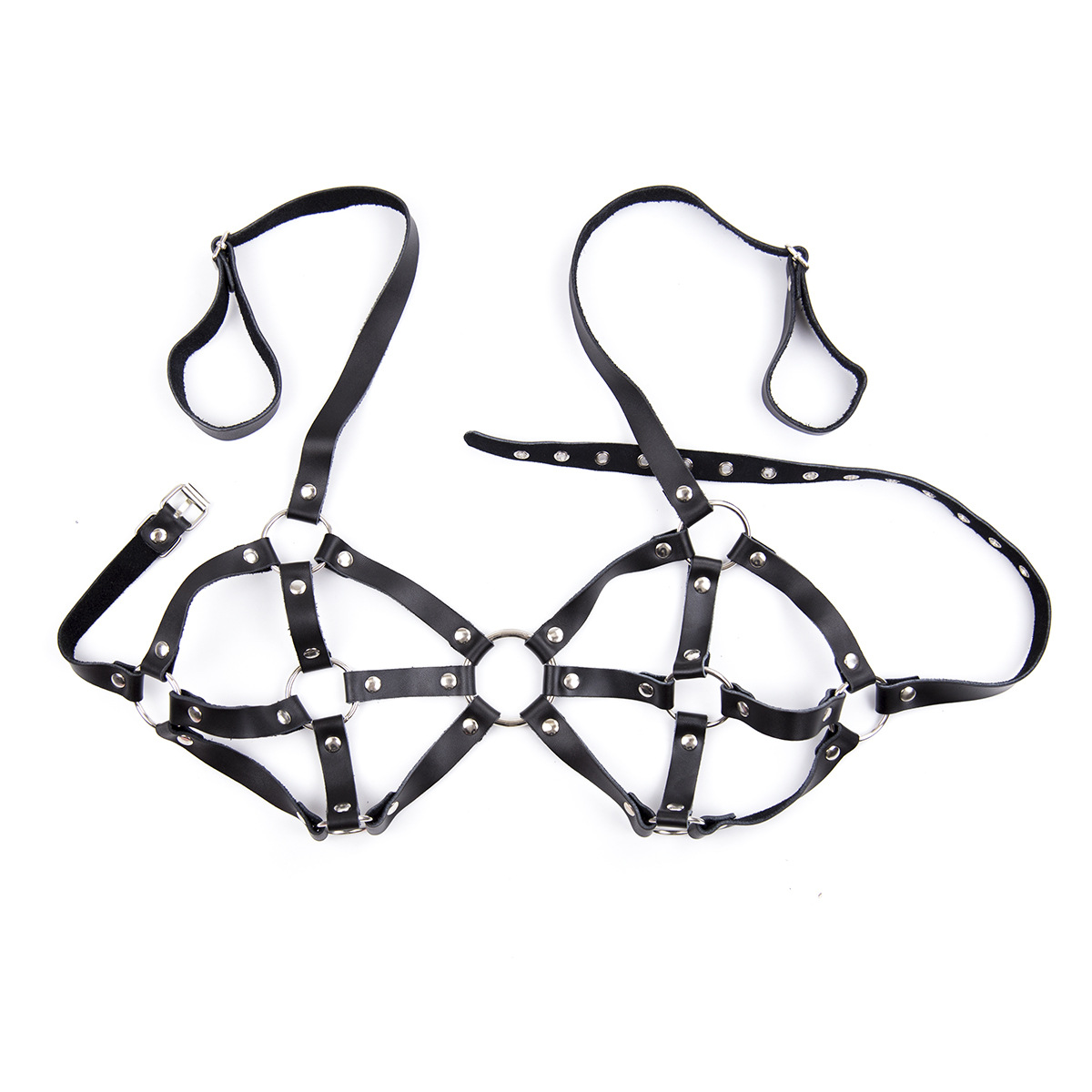 (image for) Female Leather Bondage Bra
