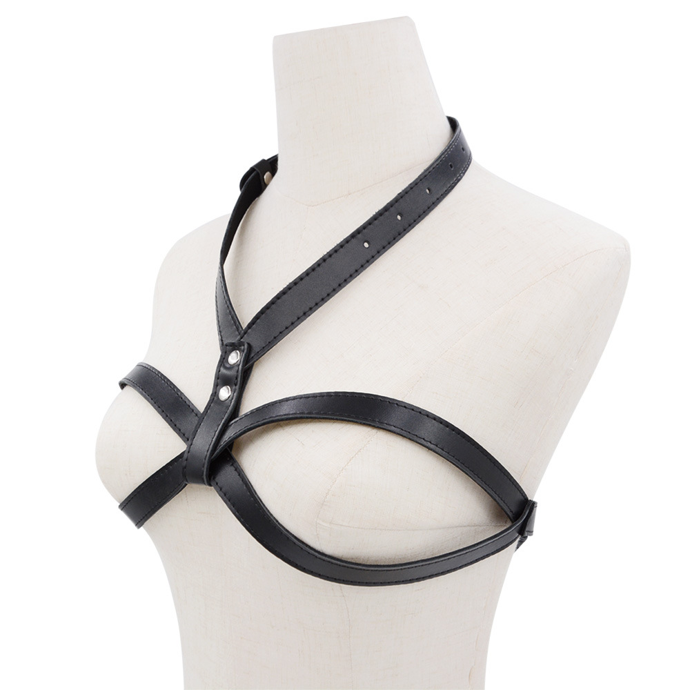 (image for) Leather Bondage Bra