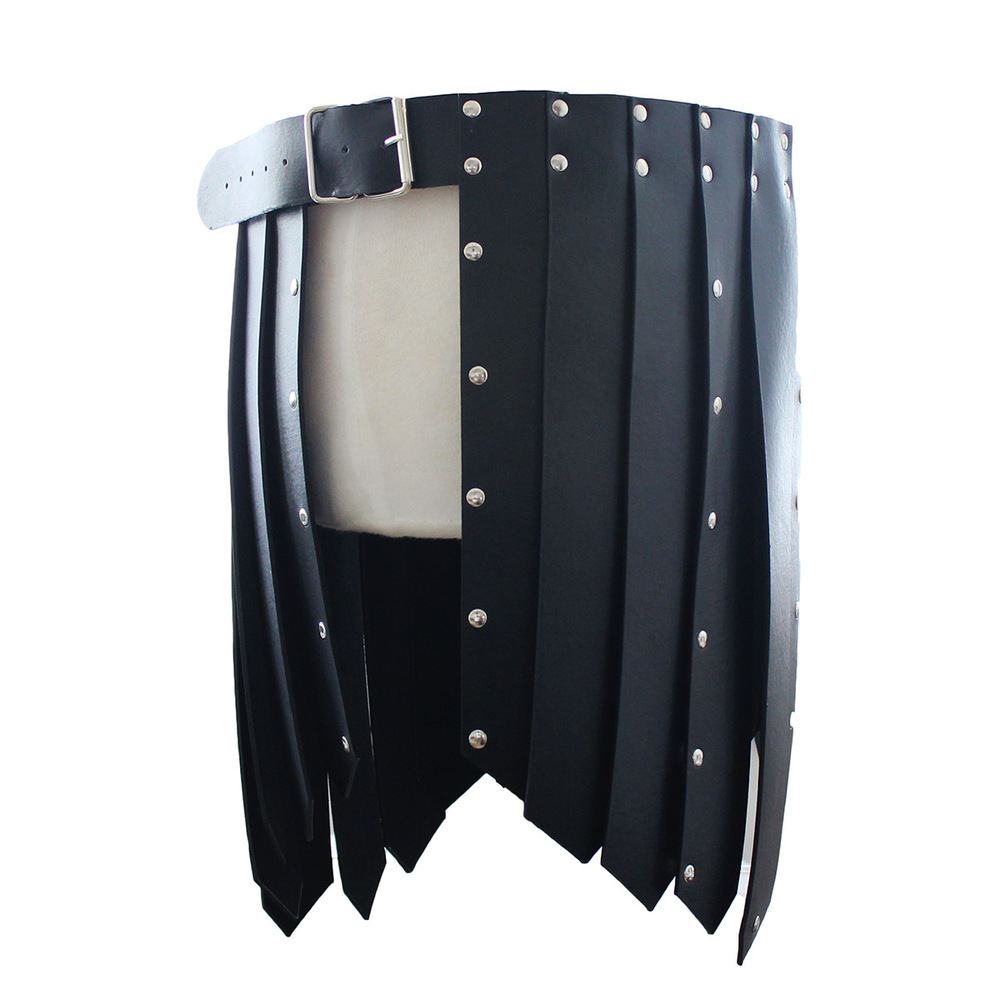(image for) Men's Faux Leather Chest Shorts Bondage