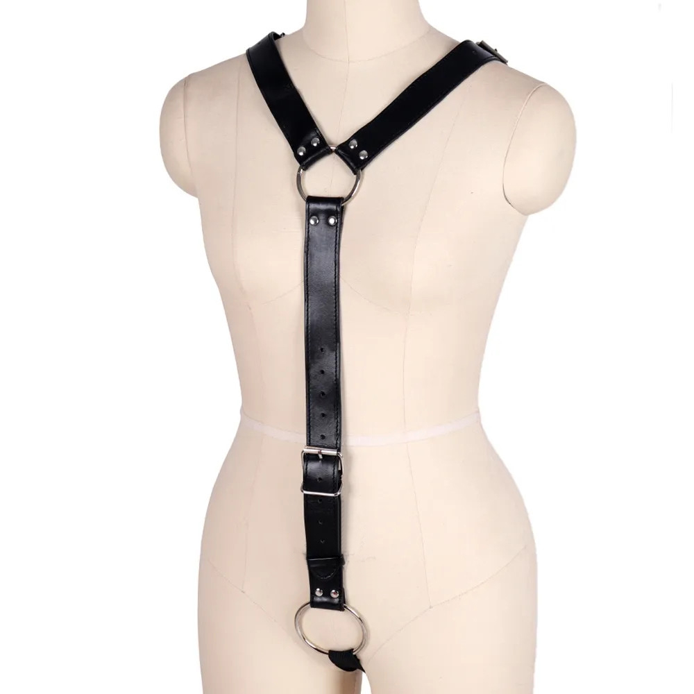 (image for) Leather Y-style Gothic Harness