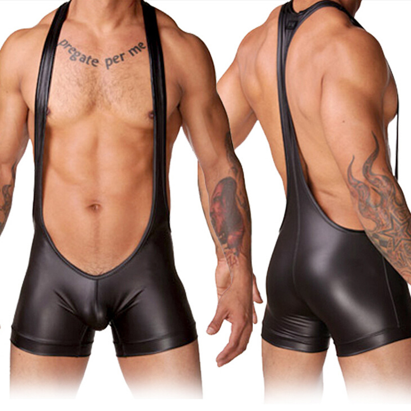 Men\'s Erotic Wrestler Pop Mankini Underwear
