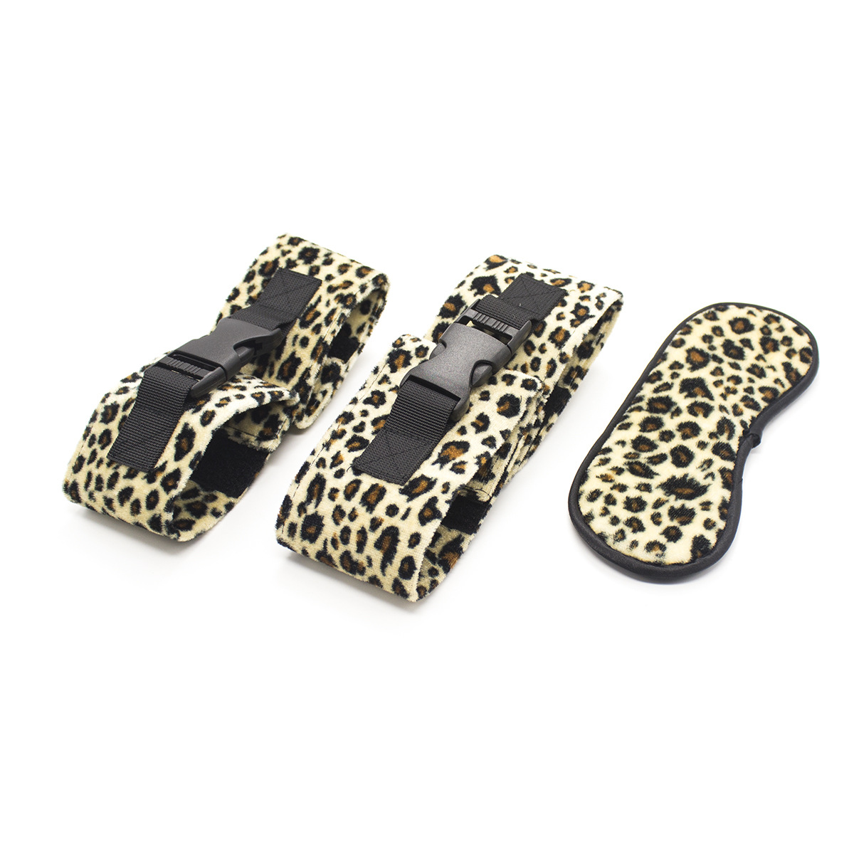 (image for) Leopard Print Soft Restraint Kit - 5 Piece