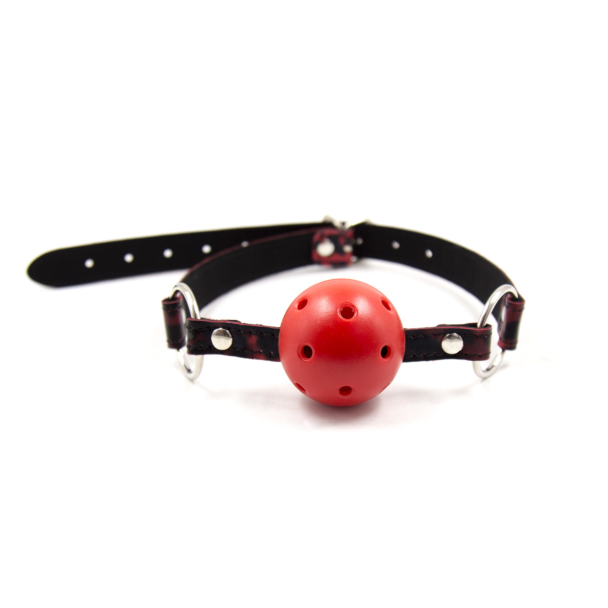 (image for) Red Leopard Line Bondage Kit - 6 Pcs