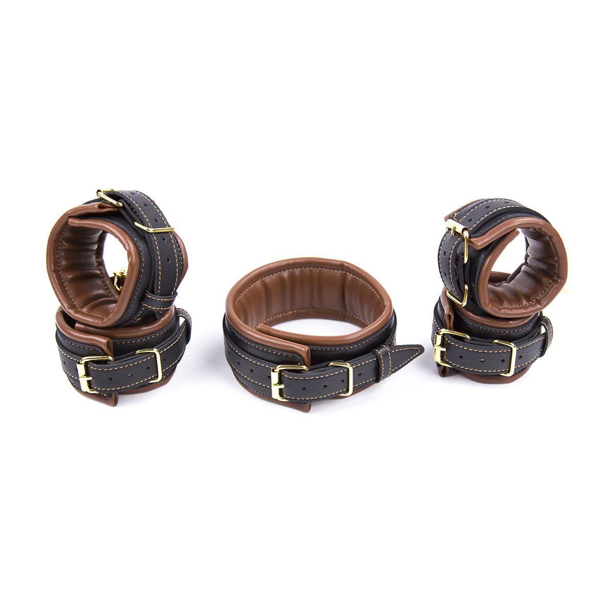 (image for) Neck Collar And Cuffs Bondage Kit