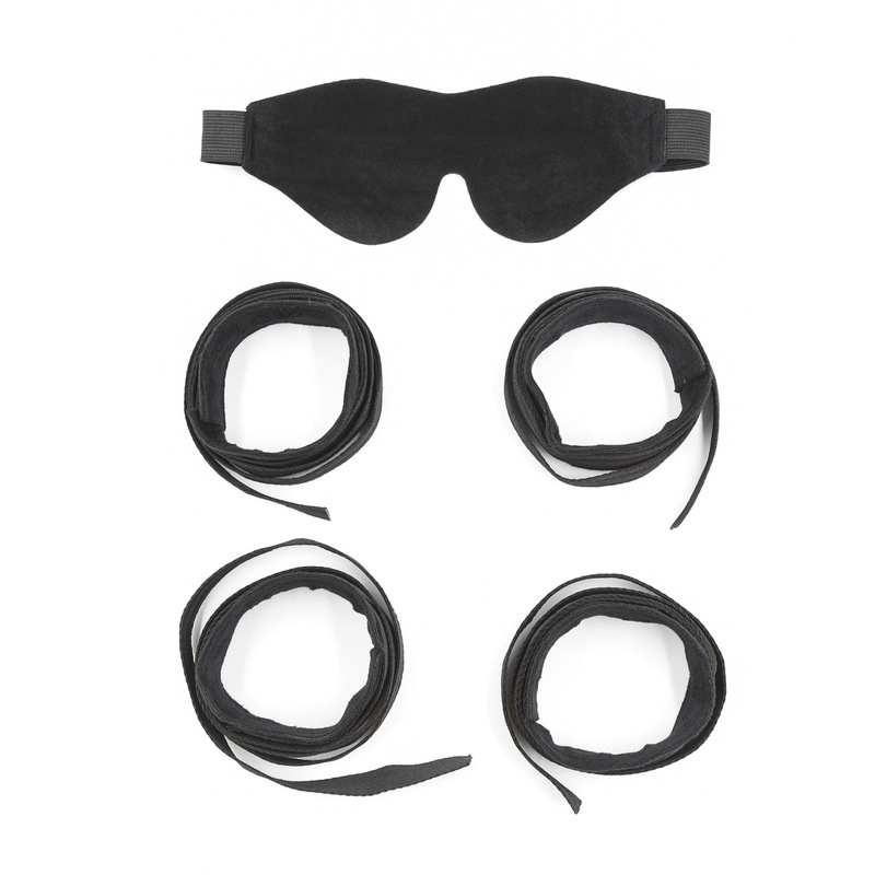 (image for) Blindfold & Cuffs Bondage Kit