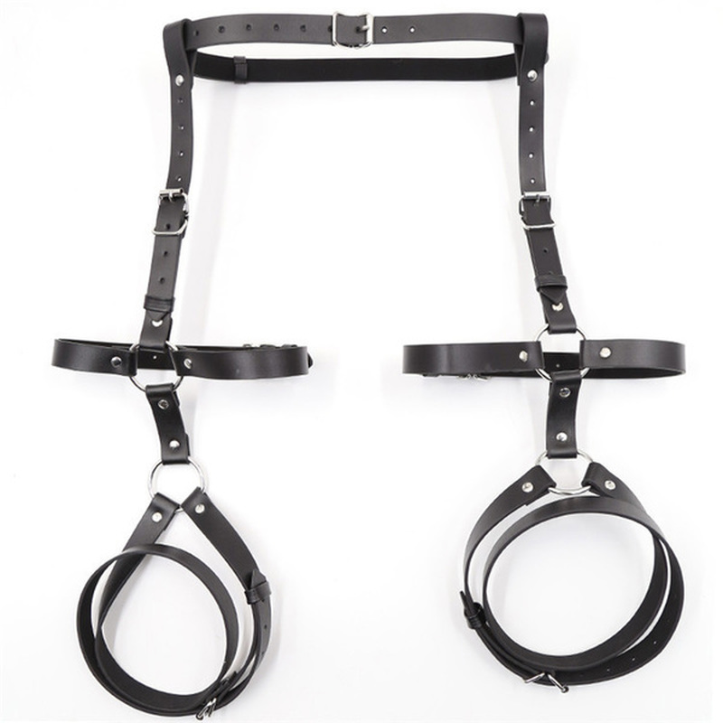 (image for) Leather Leg Harness Garter Belt