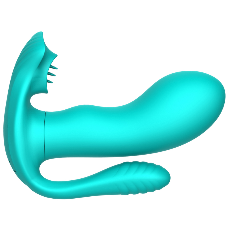 (image for) Strap on Dildo With Clitoris & Anal Stimulator