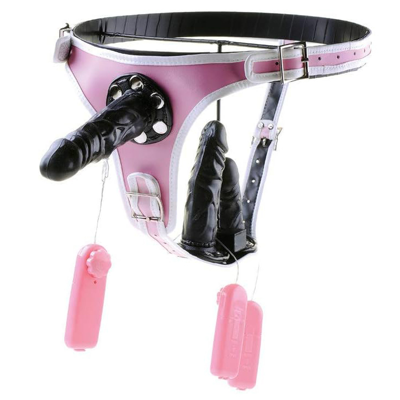 (image for) Lesbian Vibration Strap On Dildo