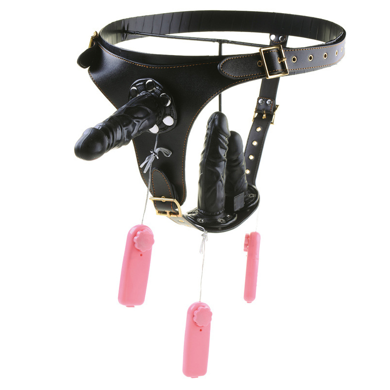 (image for) Lesbian Vibration Strap On Dildo