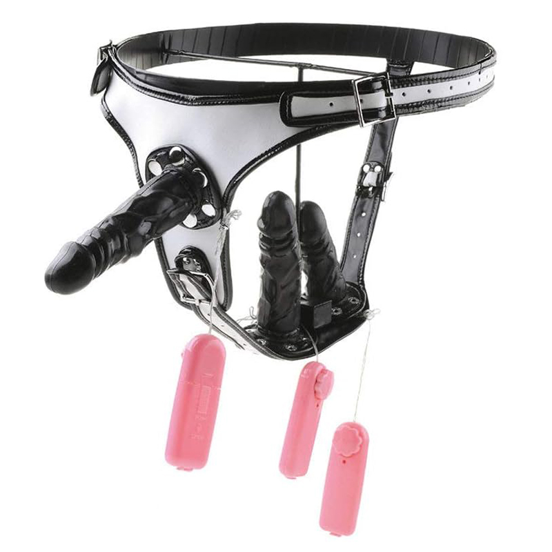 (image for) Lesbian Vibration Strap On Dildo